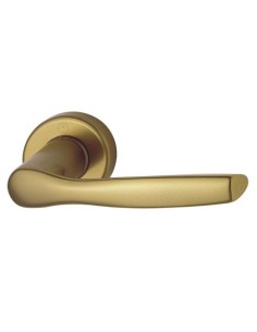 Maniglia per porta interna in alluminio bronzato