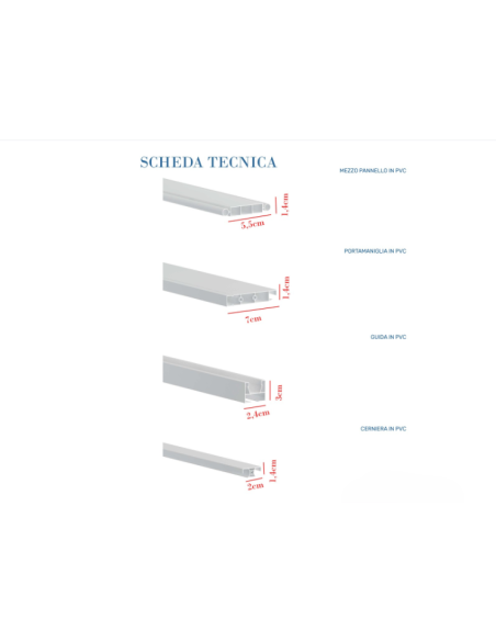 Scheda tecnica profili