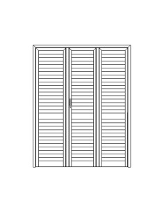 Persiana Porta Finestra a 3 Ante